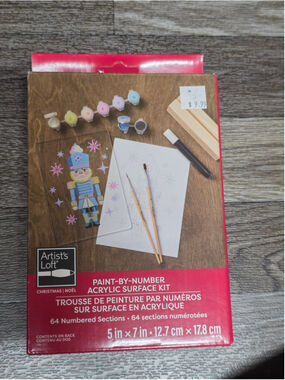 Artist's Loft Nutcracker Paint-By-Number Acrylic Kit